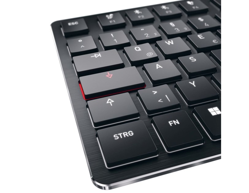 Cherry KW X ULP Ultra-slim high-end, mehanička tipkovnica, crna