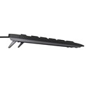 Cherry Stream tiha vodootporna tipkovnica, USB, crna