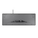Cherry Stream tiha vodootporna tipkovnica, USB, crna