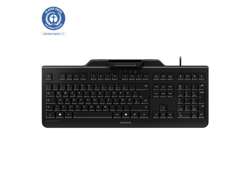 Cherry Secure Board 1.0 tipkovnica sa čitačem Smart kartica (+beskontaktni RF/NFC), USB, crna