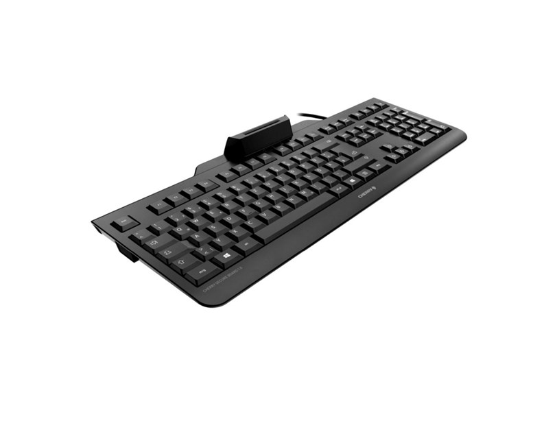 Cherry Secure Board 1.0 tipkovnica sa čitačem Smart kartica (+beskontaktni RF/NFC), USB, crna