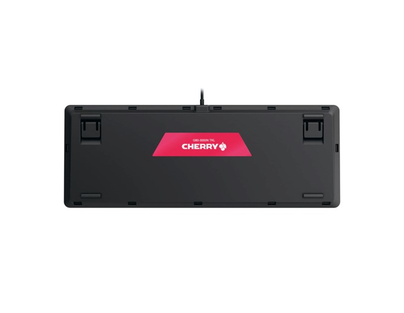 Cherry G80-3000N RGB TKL tipkovnica (mehanička), MX silent RED switch, USB, crna