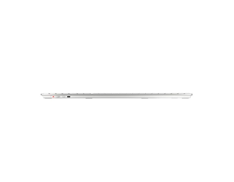 Cherry DW 9100 Slim bežična/BT tipkovnica + miš, AES-128 enkripcija, bijelo/siva