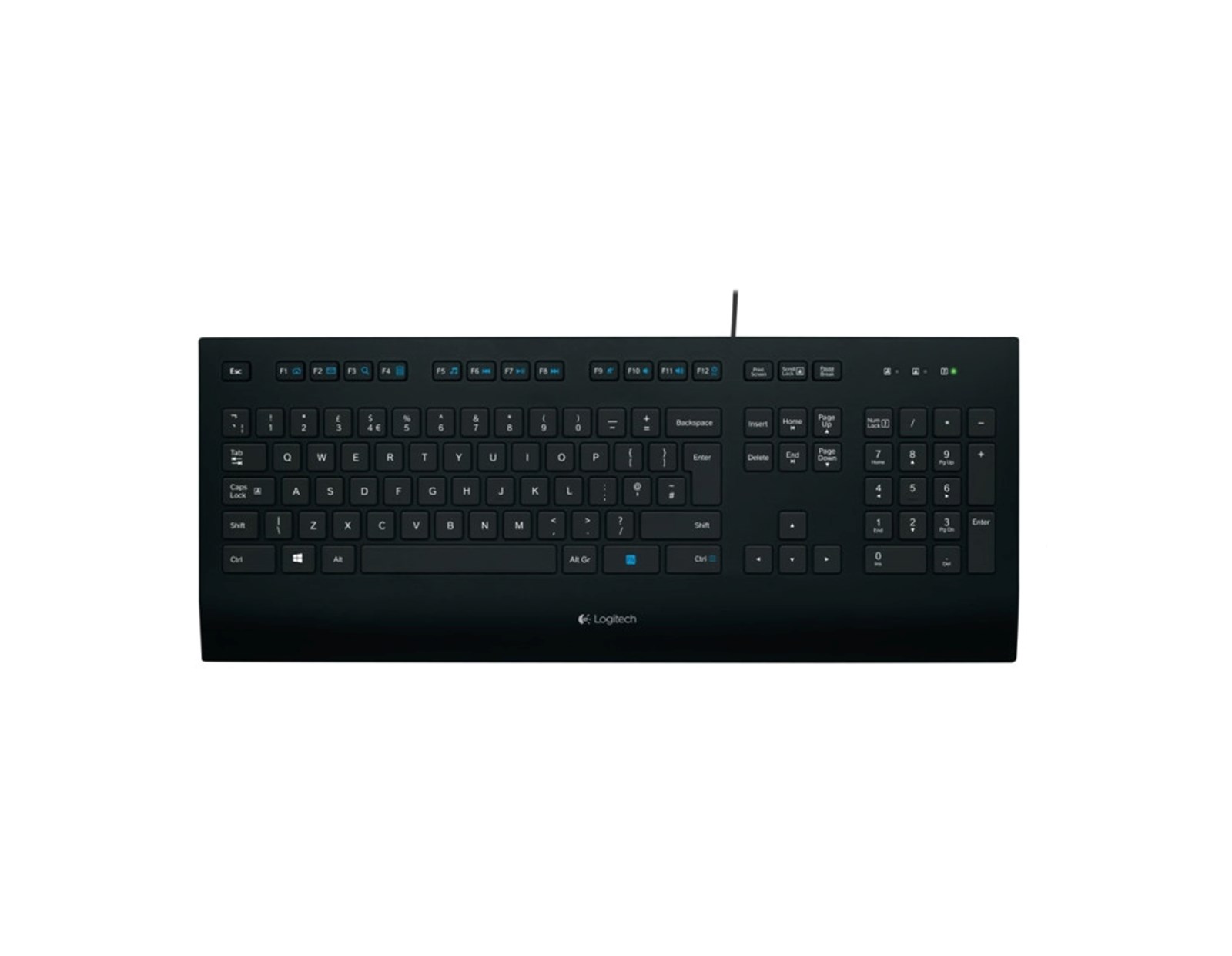 Logitech K280 tipkovnica, USB, crna (920-005217)