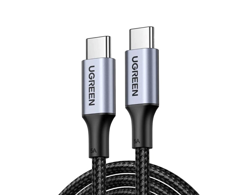 UGREEN USB-C (M) na USB-C (M), 100W, 5A, pleteni kabel MFi, 1m