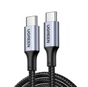 UGREEN USB-C (M) na USB-C (M), 100W, 5A, pleteni kabel MFi, 1m