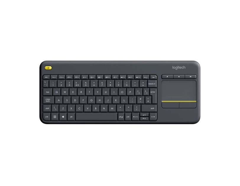Logitech K400 Plus bežična tipkovnica+touchpad, USB, crna (920-008385)