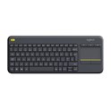 Logitech K400 Plus bežična tipkovnica+touchpad, USB, crna (920-008385)