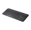 Logitech K400 Plus bežična tipkovnica+touchpad, USB, crna (920-008385)