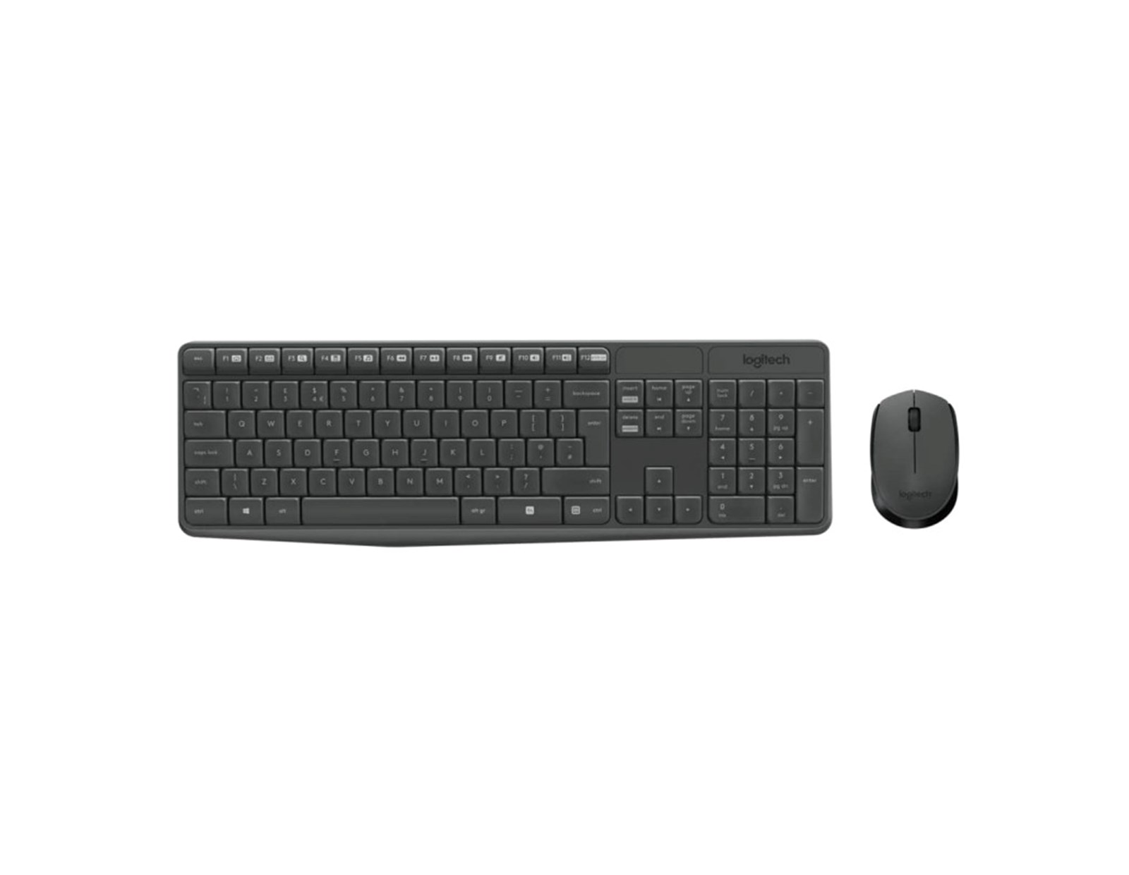 Logitech MK235 bežična tipkovnica+miš, USB, crna (920-008031)