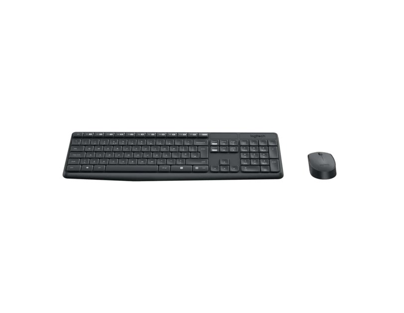 Logitech MK235 bežična tipkovnica+miš, USB, crna (920-008031)