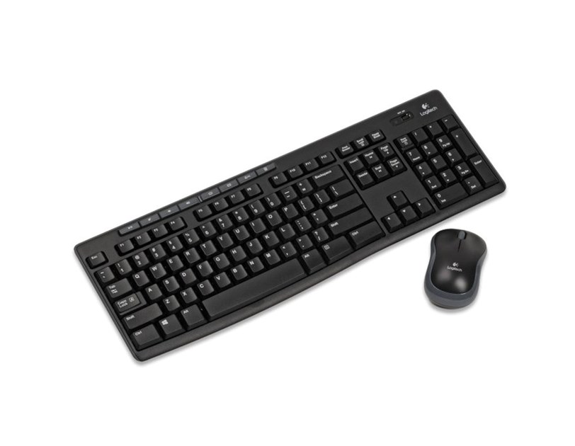 Logitech MK270 bežična tipkovnica+miš, USB, crna (920-004532)