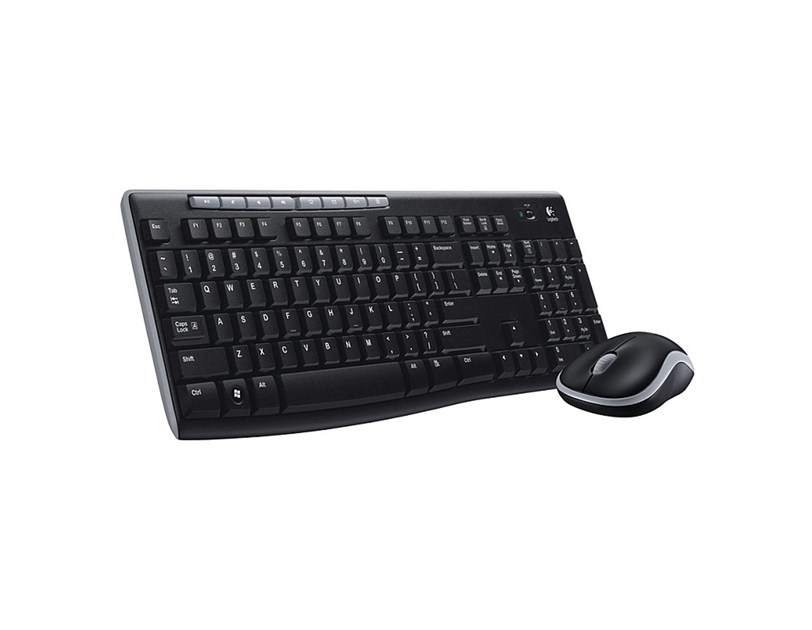 Logitech MK270 bežična tipkovnica+miš, USB, crna (920-004532)