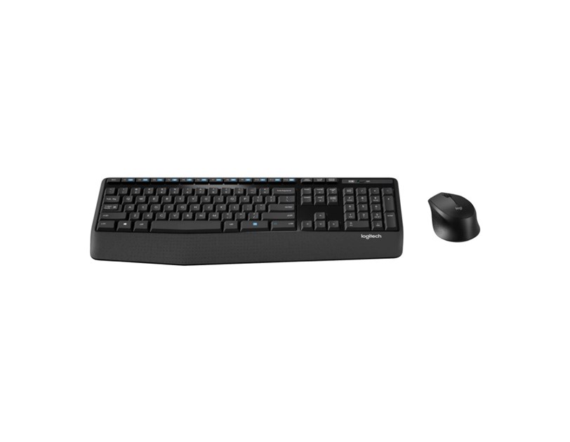 Logitech MK345 bežična tipkovnica+miš, USB, crna (920-006489)