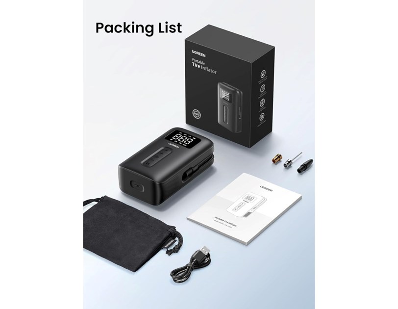 UGREEN CD259, 2x 2500mAh, električna zračna pumpa