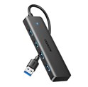 UGREEN 4-portni USB-A HUB 4xUSB-A 3.0, sivi