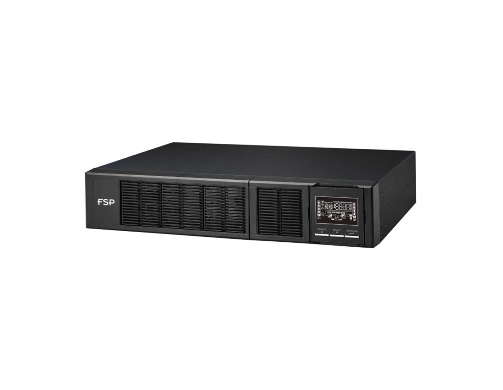 Fortron Source UPS Clippers Rack/Tower 1000VA/1000W, On-line double conversion, USB, RS-232, EPO, 8×C13, 2×9Ah, 3min autonomija, LCD
