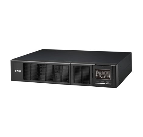 Fortron Source UPS Clippers Rack/Tower 2000VA/2000W, On-line double conversion, USB, RS-232, EPO, 8×C13, 4×9Ah, LCD