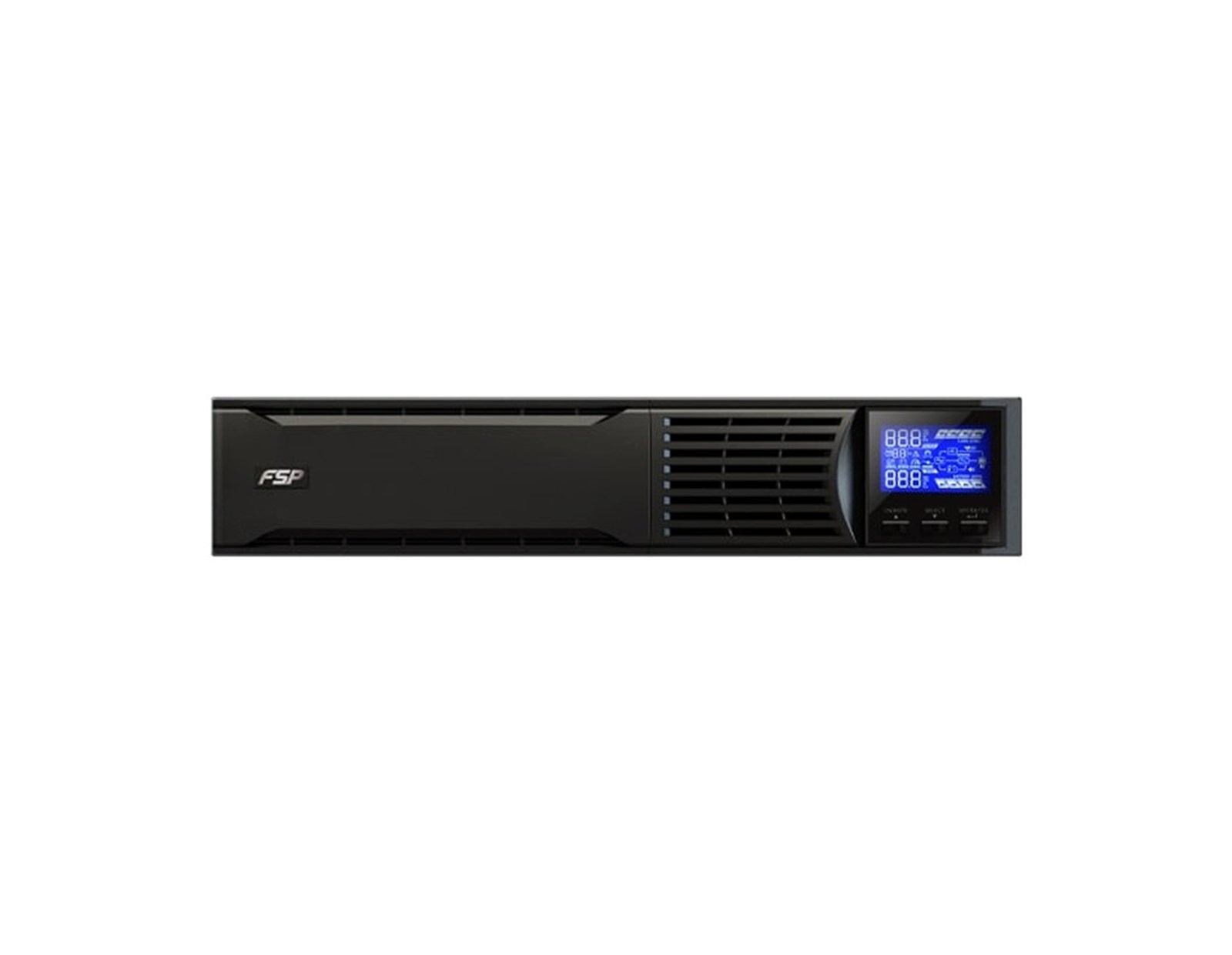 Fortron Source UPS Eufo Tower/Rack 2000VA/1800W, Line-interactive, USB, RS-232, EPO, 8×IEC, RJ11/RJ45, 4×9Ah, 4min. autonomija, LCD