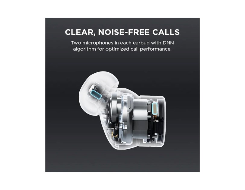 1MORE PistonBuds Pro TWS In-Ear bežične slušalice s mikrofonom, BT5.2, ANC, Touch kontrole, 30h, bijele
