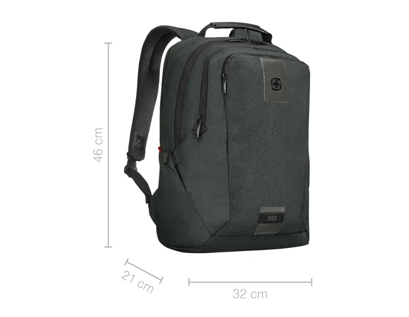 Wenger ruksak MX ECO Professional za prijenosnike do 16", 20 L, ugljeno sivi