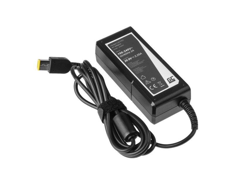 Green Cell (AD38AP) AC adapter 65W Slim Tip, 20V/3.25A za Lenovo B50-80 G50 G50-30 V130-15IKB V310-15IKB IdeaPad S500 ThinkPad S540