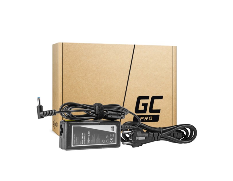 Green Cell (AD49P) H6Y89AA, PRO Charger / AC Adapter za HP 65W / 19.5V 3.33A / 4.5mm-3.0mm