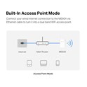 Mercusys AX1500 bežični pojačivač dometa (Range Extender) 300Mbps/1201Mbps (2.4GHz/5GHz), IEEE 802.11a/n/ac/ax, 1xGigabit RJ45 Port, 2×vanjska antena fiksna, WPS tipka