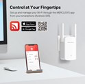 Mercusys AX1500 bežični pojačivač dometa (Range Extender) 300Mbps/1201Mbps (2.4GHz/5GHz), IEEE 802.11a/n/ac/ax, 1xGigabit RJ45 Port, 2×vanjska antena fiksna, WPS tipka