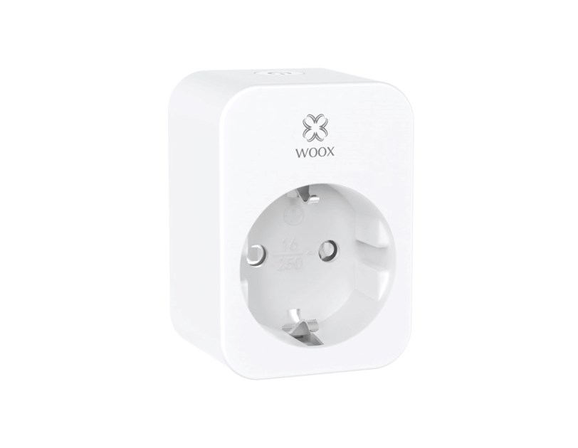 WOOX WiFi Smart utičnica EU, 16A/3680W, WooxHome app, voice control - Alexa & Google Assistant (R6118)