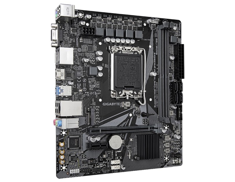 Gigabyte MB H610M S2H V3 DDR4, S.1700, 2xDDR4/3200, PCIe 4.0, G-LAN, VGA/HDMI/2×DP, mATX