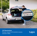 TP-Link Tapo C510W kamera 2K 3MP, H.264, 360°/130° Pan/Tilt, Full-Color Night Vision, microSD, dvosmjerni audio, detekcija pokreta, vodootporna IP65, Wi-Fi, Tapo app