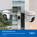 TP-Link Tapo C510W kamera 2K 3MP, H.264, 360°/130° Pan/Tilt, Full-Color Night Vision, microSD, dvosmjerni audio, detekcija pokreta, vodootporna IP65, Wi-Fi, Tapo app