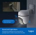 TP-Link Tapo C510W kamera 2K 3MP, H.264, 360°/130° Pan/Tilt, Full-Color Night Vision, microSD, dvosmjerni audio, detekcija pokreta, vodootporna IP65, Wi-Fi, Tapo app