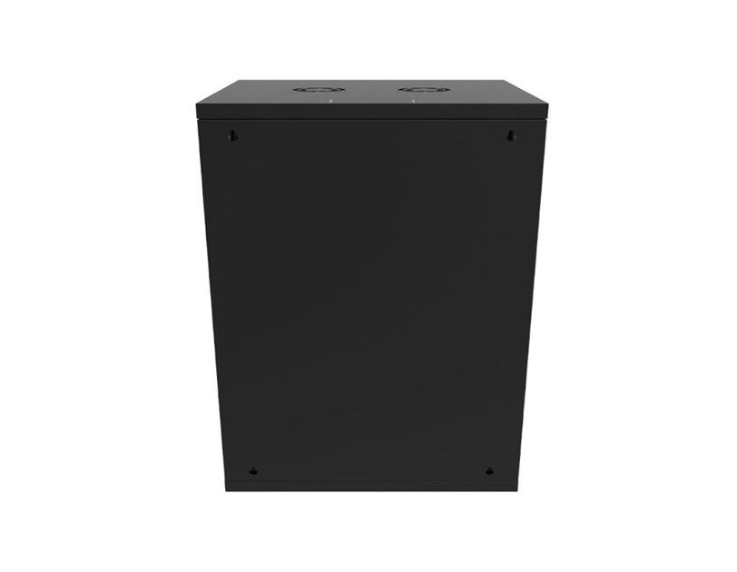 Canovate 18U 600x450x898 SINGLE zidni ormar s bočnim stranama koje se mogu otvoriti izvana, crni (WS3O-9-186DF)