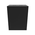 Canovate 18U 600x600x898 SINGLE zidni ormar s bočnim stranama koje se mogu otvoriti izvana, crni (WS3O-9-1866F)