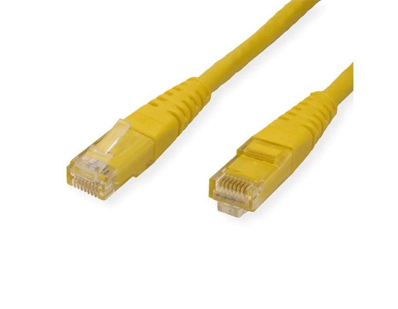 Roline UTP mrežni kabel Cat.6, 0.5m, žuti