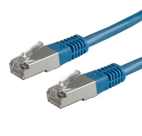 Roline VALUE S/FTP (PiMF) mrežni kabel oklopljeni Cat.6, 5.0m, plavi