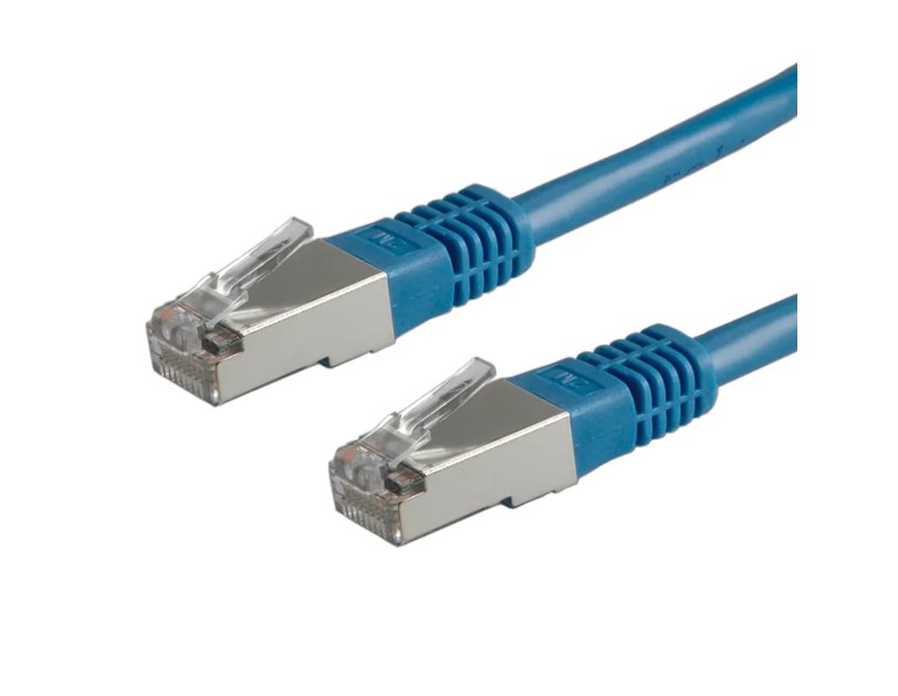 Roline VALUE S/FTP (PiMF) mrežni kabel oklopljeni Cat.6, 5.0m, plavi