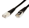 Roline S/FTP (PiMF) Cat.6 mrežni kabel oklopljeni, 5.0m, crni