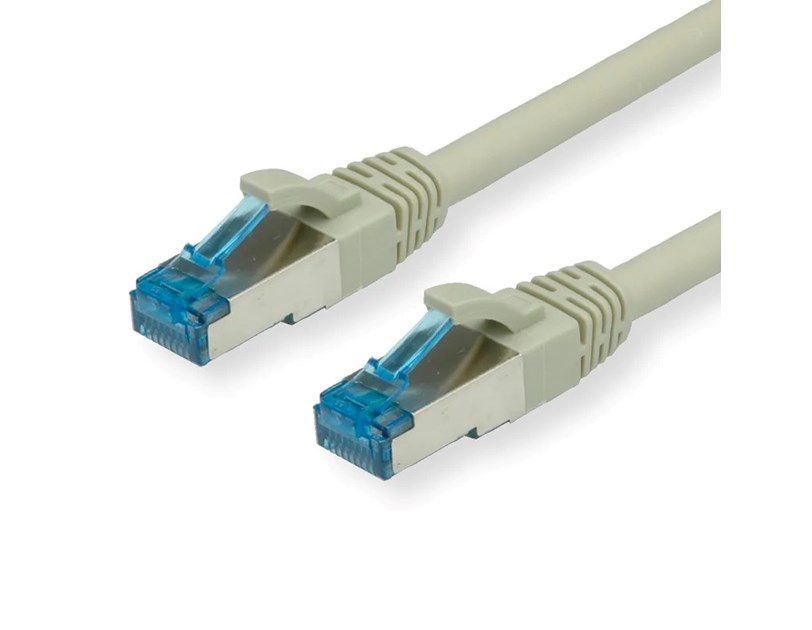 Roline VALUE S/FTP mrežni kabel Cat.6a, LSOH (Class EA), 0.5m, sivi