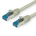 Roline VALUE S/FTP mrežni kabel Cat.6a, LSOH (Class EA), 0.5m, sivi
