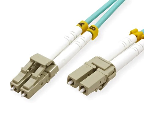 Roline VALUE optički kabel 50/125µm LC-LC Duplex, OM3, 15m, tirkizni