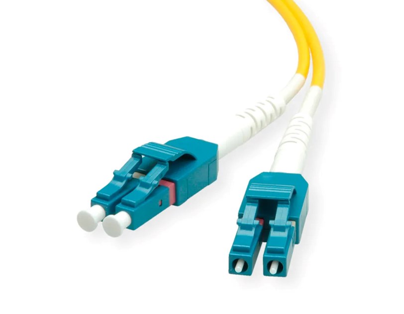 Roline optički kabel 9/125µm LC-LC singlemode Duplex, LSOH, OS2, 20m, žuti