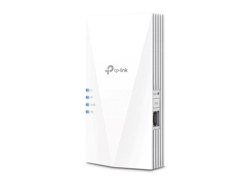 TP-Link AX1800 bežični pojačivač dometa (Wi-Fi 6 Range Extender), Dual Band 574Mbps/1201Mbps (2.4GHz/5GHz), 802.11a/n/ac/ax/b/g/n, 1×G-LAN, 2×interna antena