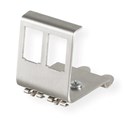 Roline VALUE DIN rail adapter (prazni) za 2 Keystone modula