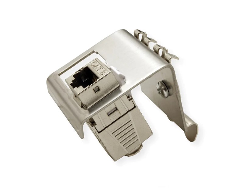 Roline VALUE DIN rail adapter (prazni) za 2 Keystone modula