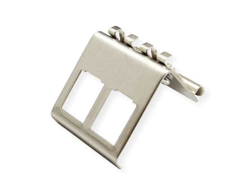 Roline VALUE DIN rail adapter (prazni) za 2 Keystone modula