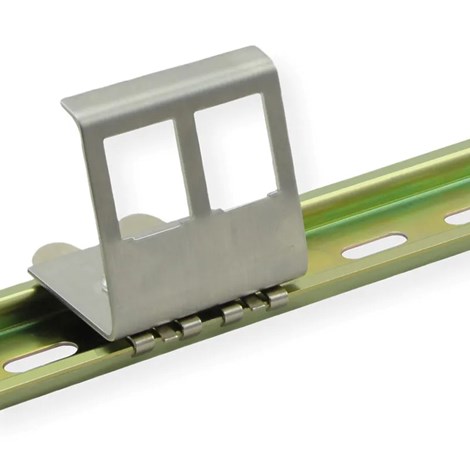 Roline VALUE DIN rail adapter (prazni) za 2 Keystone modula