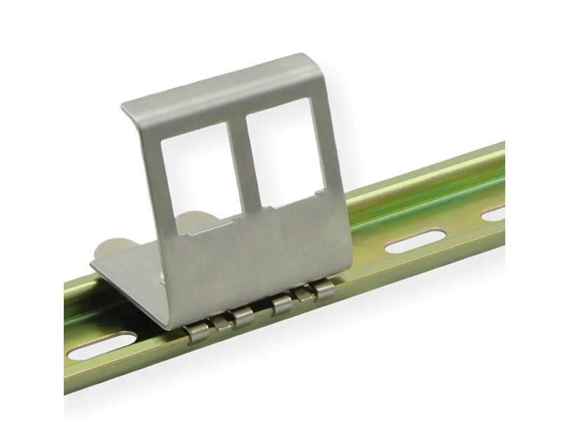 Roline VALUE DIN rail adapter (prazni) za 2 Keystone modula